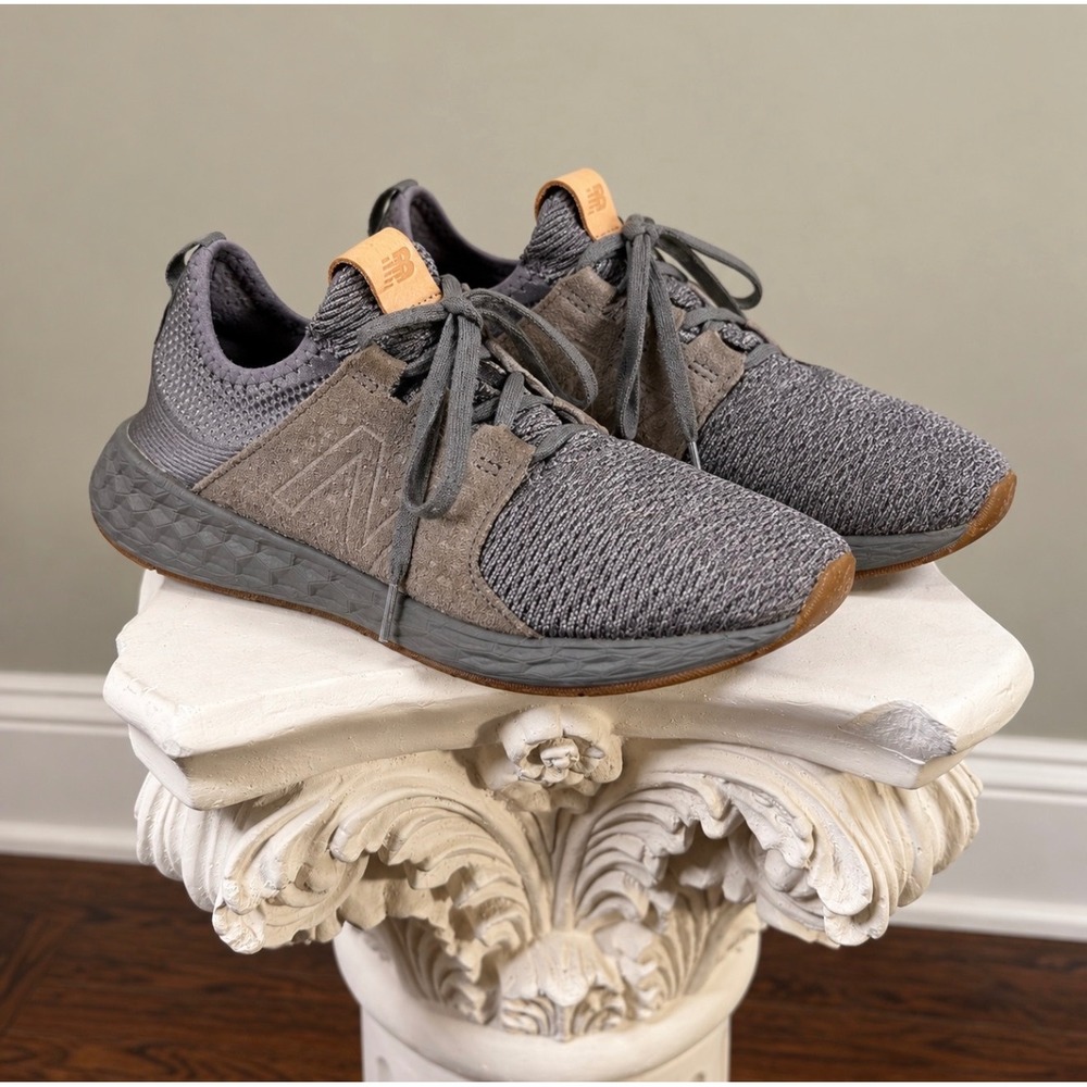 New Balance Fresh Foam Cruz v1 Grey Knit Running Shoes WCRUZOS Womens 9
